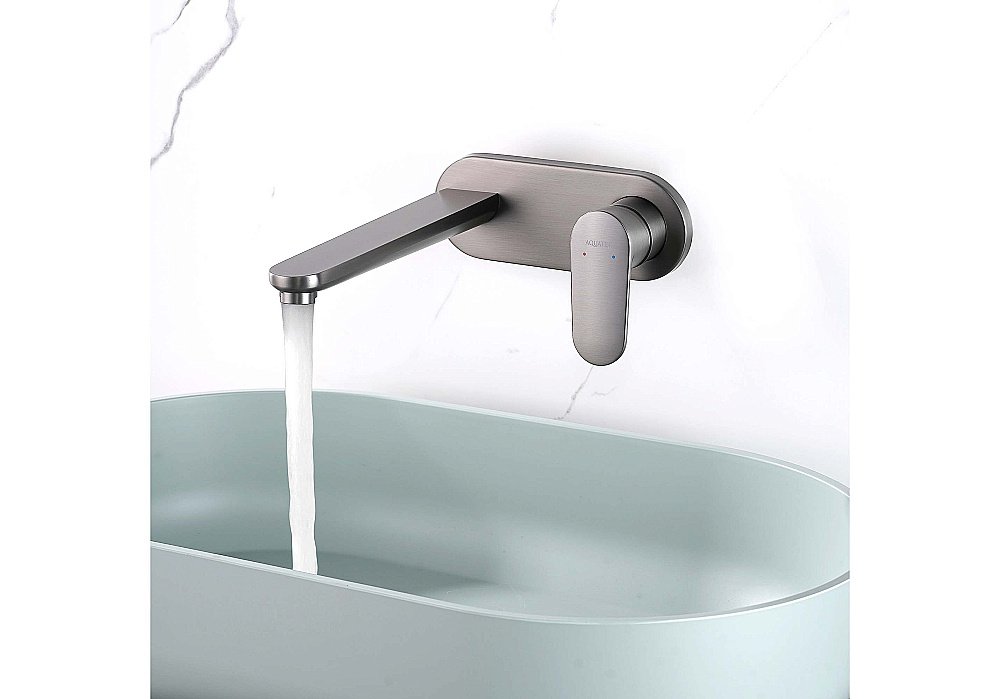 Смеситель для раковины Aquatek Ника AQ1813BGM оружейная сталь купить в интернет-магазине сантехники Sanbest