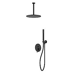 Душевая система WhiteCross Y YSET12BL черная матовая купить в интернет-магазине сантехники Sanbest