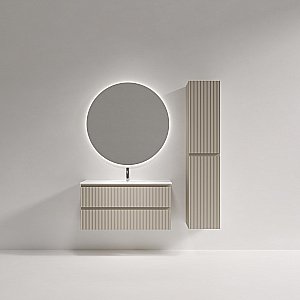 Тумба с раковиной Sancos Snob R SNR100/39CE/CN7027 Beige Soft для ванной в интернет-магазине Sanbest