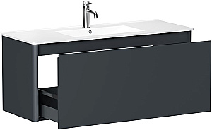 Тумба с раковиной Allen Brau Gravity 120 1.370015.AM антрацит матовый для ванной в интернет-магазине Sanbest