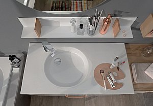 Раковина Jacob Delafon ODEON RIVE GAUCHE EXAU112-Z-00 100 белая купить в интернет-магазине Sanbest