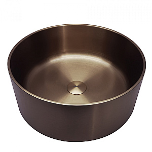 Раковина накладная ABBER Wasser Kreis 40 AF2407MRG розовое золото матовое купить в интернет-магазине Sanbest
