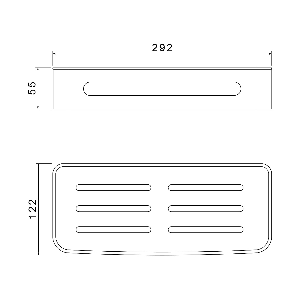 Полка Timo Luiro 18578/00 29 хром купить в интернет-магазине сантехники Sanbest