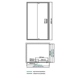 Душевой уголок WasserKRAFT Berkel 48P34 130х100 стекло прозрачное/профиль хром купить в интернет-магазине Sanbest