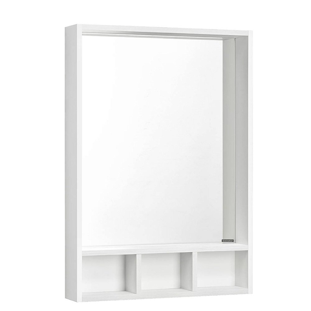 Зеркальный шкаф Акватон Йорк 60 белый/выбеленное дерево купить в интернет-магазине сантехники Sanbest