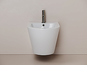 Биде подвесное Ceramica Nova Whirl CN11008 белое купить в интернет-магазине Sanbest
