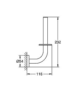 Держатель туалетной бумаги Grohe Essentials 40385001 купить в интернет-магазине сантехники Sanbest