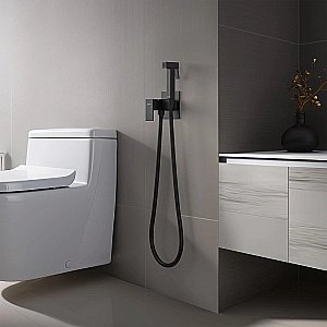 Гигиенический душ Aquatek Либра AQ1022MB черный матовый купить в интернет-магазине сантехники Sanbest