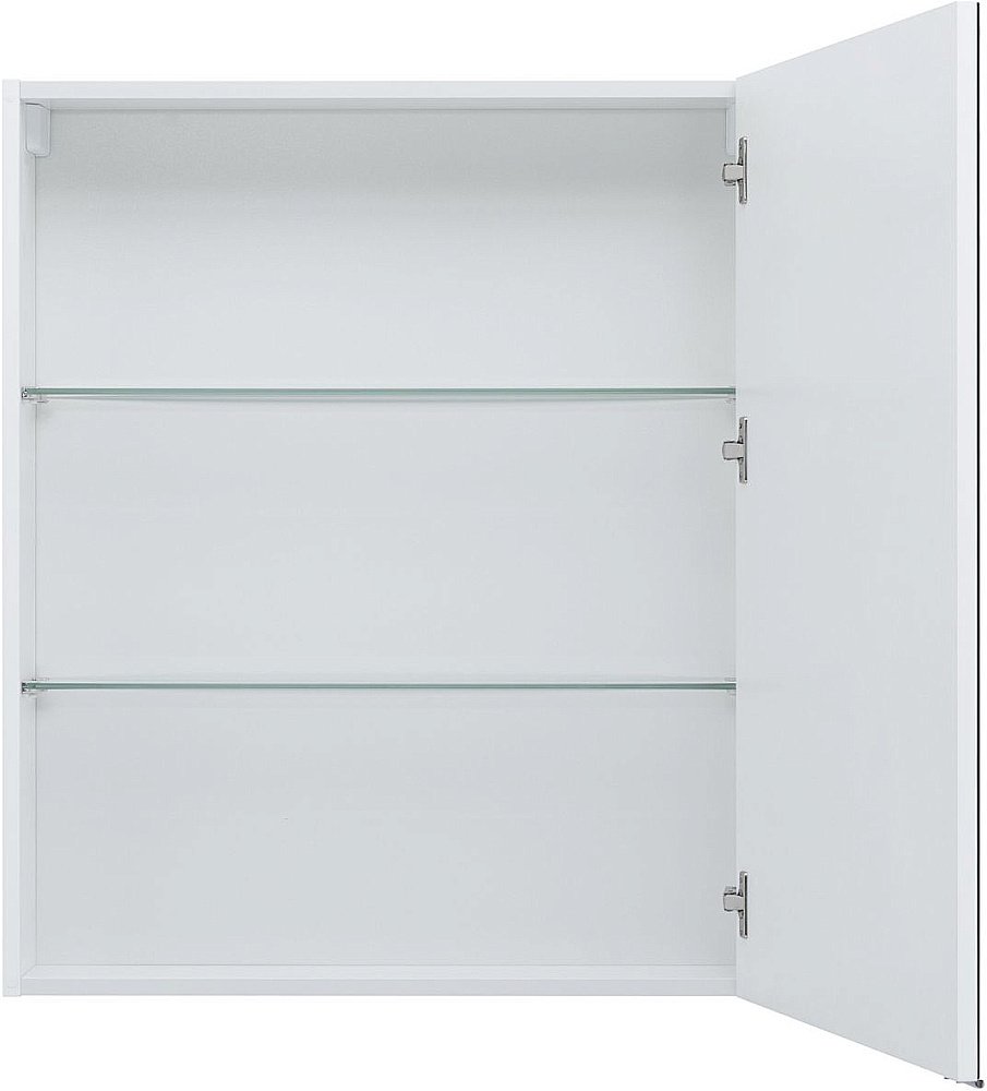 Зеркальный шкаф Aquanet Алвита new 70 белый матовый купить в интернет-магазине сантехники Sanbest