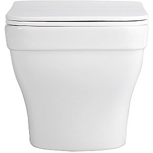 Унитаз подвесной Aquatek Амадео AQ1180-00 белый, с крышкой микролифт, безободковый купить в интернет-магазине Sanbest