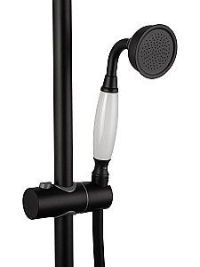 Душевая система с термостатом WONZON & WOGHAND RETRO, Черный матовый (WW-B3041-MB) купить в интернет-магазине сантехники Sanbest