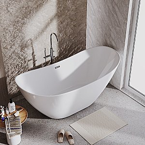 Ванна акриловая Grossman Galaxy GR-2103 180x77 белая купить в интернет-магазине Sanbest