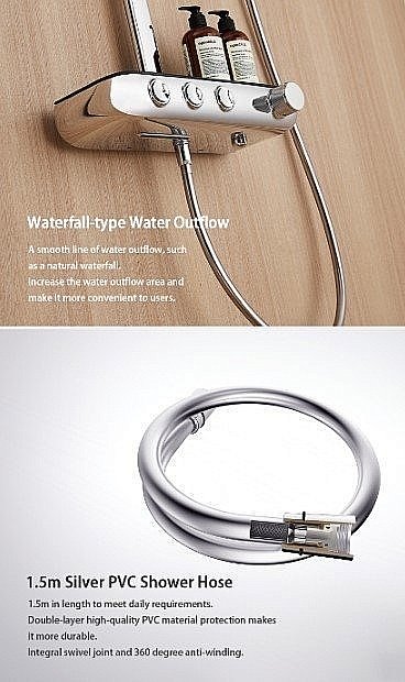 Душевая система Bravat Cobble F6389423CP-A1-ENG купить в интернет-магазине сантехники Sanbest