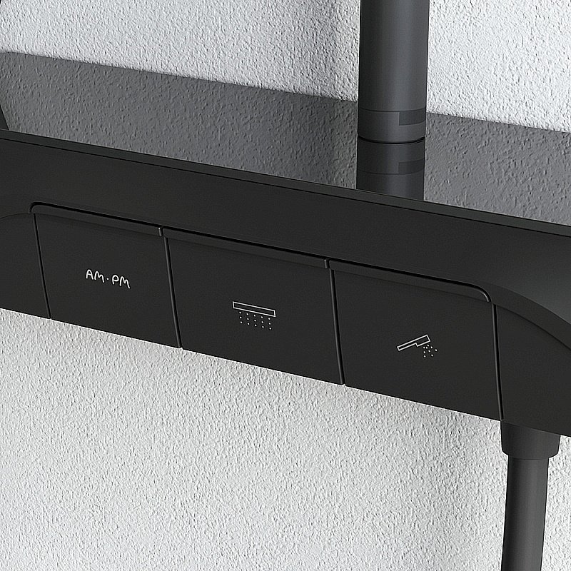 Душевая система AM.PM Func F078F222 черная купить в интернет-магазине сантехники Sanbest