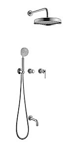 Душевая система Boheme Eterna 174-2-NB NICKEL BRUSH купить в интернет-магазине сантехники Sanbest