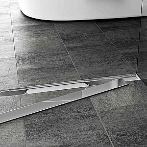 Душевой лоток Azario Klasik 85 AZ-CH 850 KN хром матовый купить в интернет-магазине Sanbest