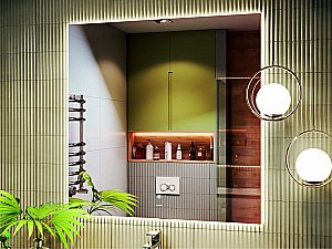 Зеркало VIGO Quadro Classic z.QUA.100 в ванную от интернет-магазине сантехники Sanbest