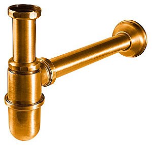 Сифон для умывальника Caprigo 99-120 Золото купить в интернет-магазине сантехники Sanbest