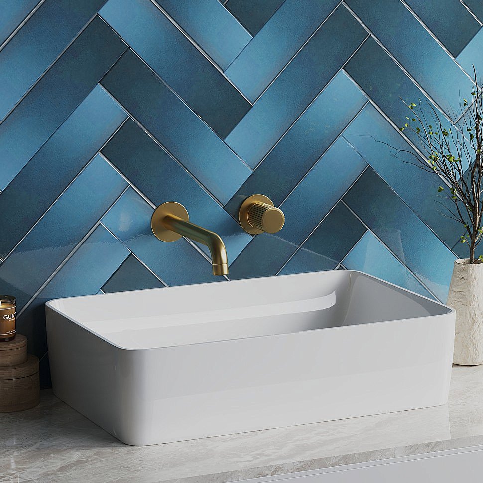 Смеситель для раковины PAINI Cox grip 7GPJ208 золото матовое купить в интернет-магазине сантехники Sanbest