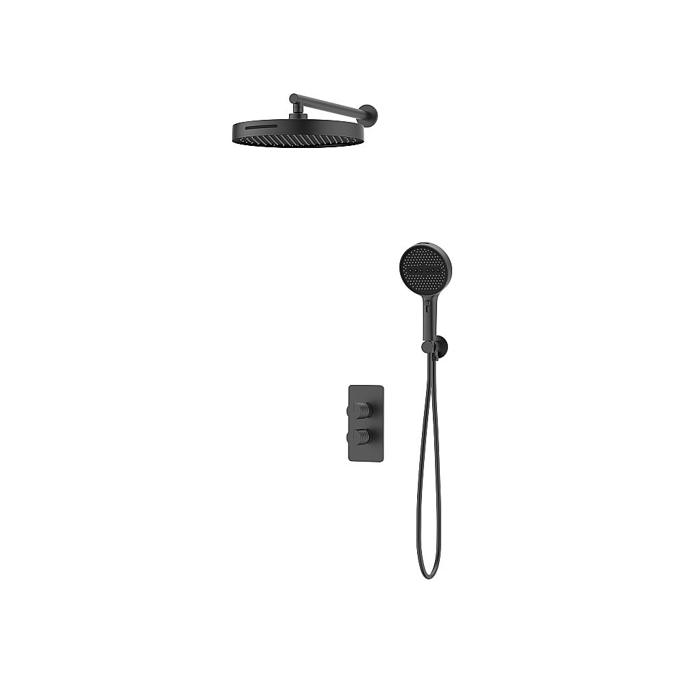 Душевая система Vincea Domus VSFW-5DM0GM вороненая сталь купить в интернет-магазине сантехники Sanbest