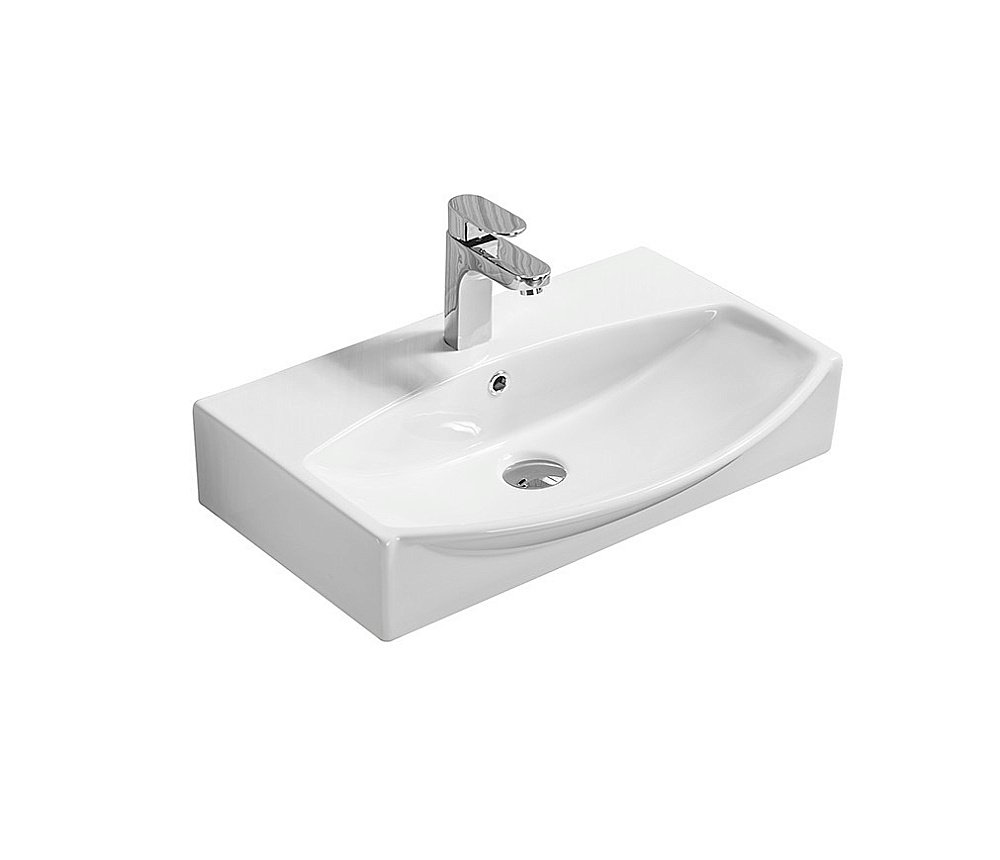 Раковина накладная SantiLine 60 SL-2025 белая купить в интернет-магазине Sanbest