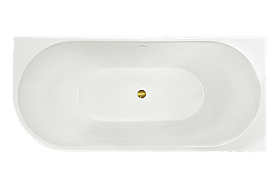 Акриловая ванна Royal Bath NERO RB710301R-GD 170х78 правосторонняя купить в интернет-магазине сантехники Sanbest