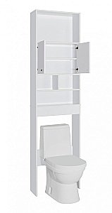 Пенал над унитазом Style Line АА00-000059 55 белый для ванной в интернет-магазине сантехники Sanbest