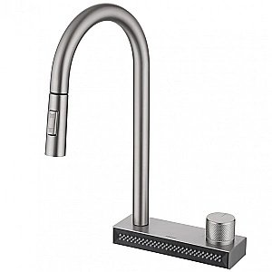 Смеситель для кухни ABBER Wasser Kreis AF8114SP сатин купить в интернет-магазине сантехники Sanbest