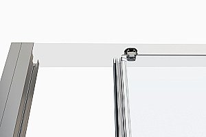 Душевой уголок Allen Brau Fantasy 2.0 3.11008.00+3.11013.00 140х90 стекло прозрачное/профиль хром купить в интернет-магазине Sanbest