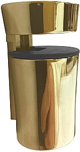 Полка стеклянная De Aqua Токката 258145 130 золото купить в интернет-магазине сантехники Sanbest