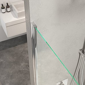 Шторка для ванны Berges RIVER S 900 065012 стекло прозрачное купить в интернет-магазине Sanbest