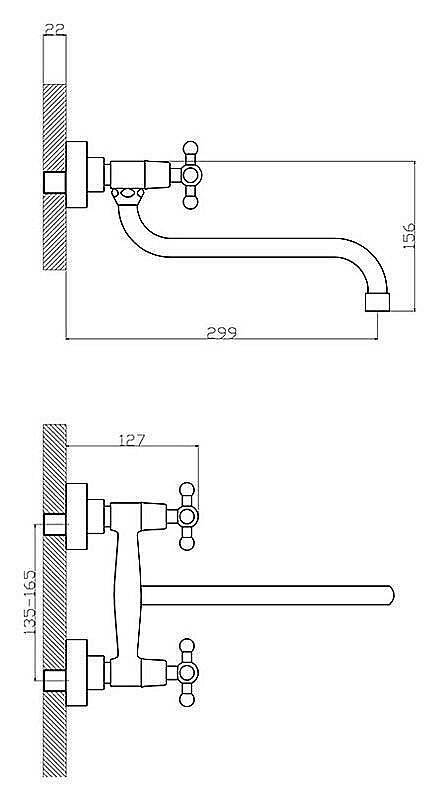Смеситель для кухни Rossinka G G02-74 купить в интернет-магазине сантехники Sanbest
