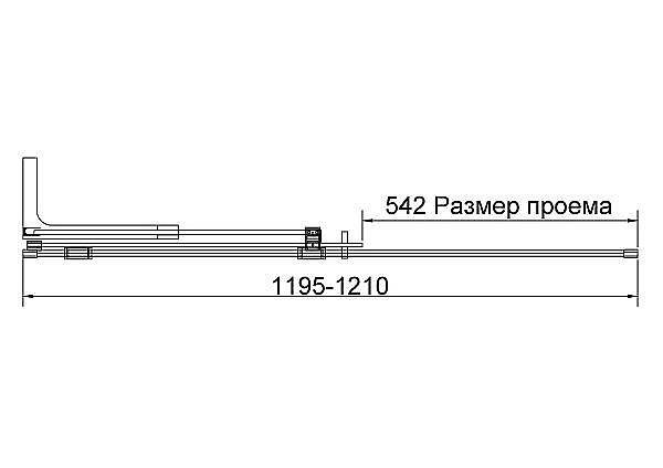 Душевое ограждение Vincea Walk-In 120 VSW-4WSL120 стекло прозрачное/профиль брашированное золото купить в интернет-магазине Sanbest