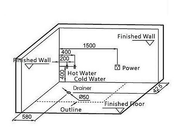 Ванна акриловая Gemy Enjoy Yourself G9066-II O 171х86 белая с гидромассажем купить в интернет-магазине Sanbest