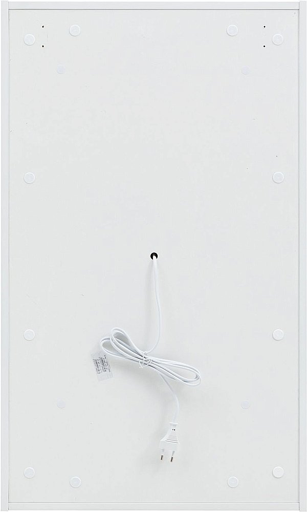 Зеркало Aquanet Милан 336390 50 белый глянец в ванную от интернет-магазине сантехники Sanbest