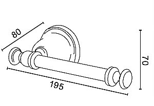 Держатель для туалетной бумаги Tiffany World Bristol TWBR019gold светлое золото купить в интернет-магазине сантехники Sanbest