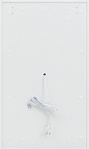 Зеркало Aquanet Милан 336390 50 белый глянец в ванную от интернет-магазине сантехники Sanbest