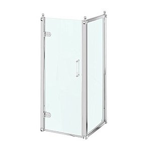 Душевой уголок Burlington C19/C12 76x76 стекло прозрачное/профиль хром купить в интернет-магазине Sanbest