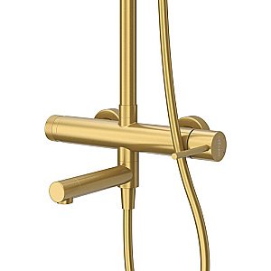 Душевая система Cezares RELAX-CVD-BORO брашированное золото купить в интернет-магазине сантехники Sanbest