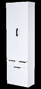 Пенал напольный Misty Жасмин 60 белая эмаль для ванной в интернет-магазине сантехники Sanbest