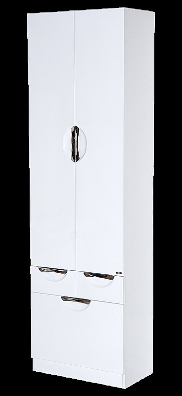 Пенал напольный Misty Жасмин 60 белая эмаль для ванной в интернет-магазине сантехники Sanbest