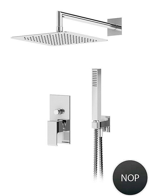 Душевая система Cezares PORTA-DSIPQ-20-NOP черная купить в интернет-магазине сантехники Sanbest