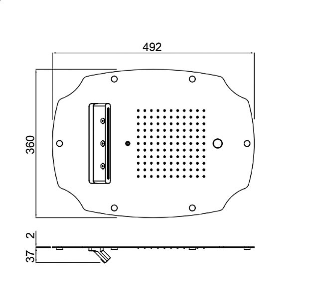 Верхний душ Carimali MyDream Colonial 23078XN/S-CRX купить в интернет-магазине сантехники Sanbest