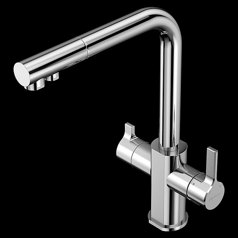 Смеситель для кухни Elghansa Kitchen Pure Water 56A5511 хром купить в интернет-магазине сантехники Sanbest