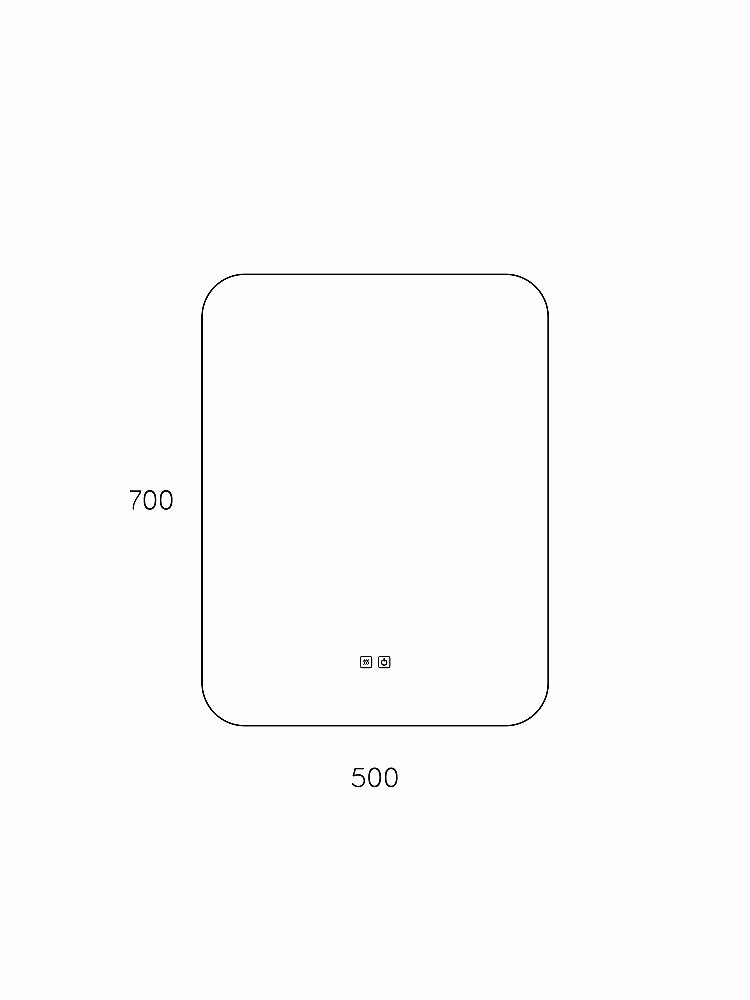 Зеркало Taliente Zled TA-Zled-B5070a 50 в ванную от интернет-магазине сантехники Sanbest