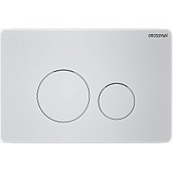 Кнопка для инсталляции Grossman Style 700.K31.05.01M.01M белая матовая купить в интернет-магазине сантехники Sanbest