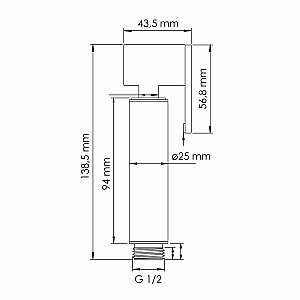 Гигиенический душ WasserKRAFT Asphe A7751.290.361.335 розовое золото купить в интернет-магазине сантехники Sanbest
