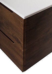 Тумба с раковиной Belbagno ETNA 80 rovere moro для ванной в интернет-магазине Sanbest