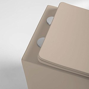 Унитаз Vincea Globo VT1-14SMC безободковый, с крышкой микролифт, капучино матовый купить в интернет-магазине Sanbest