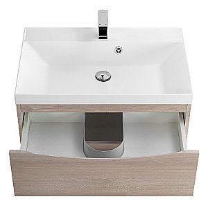 Тумба с раковиной Belbagno MARINO 65 подвесная Rovere Grigio для ванной в интернет-магазине Sanbest